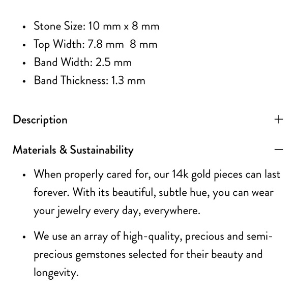 Mejuri Heirloom 14K Gold Ring - Garnet - Picture 5 of 9